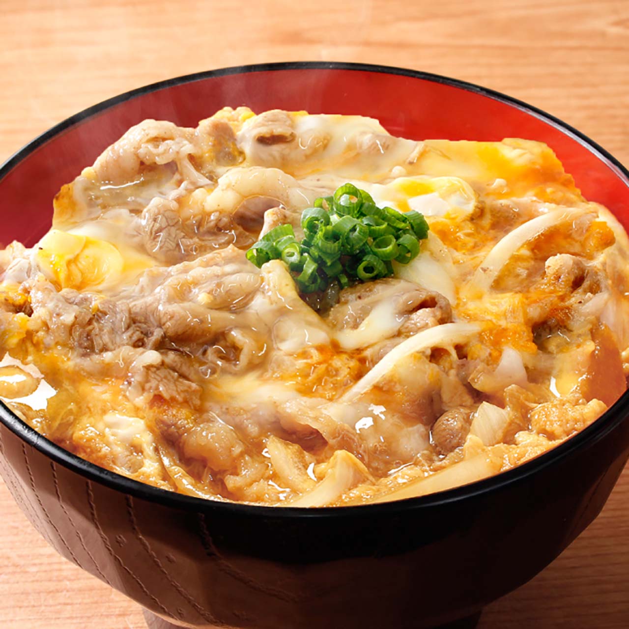 牛カルビとじ丼